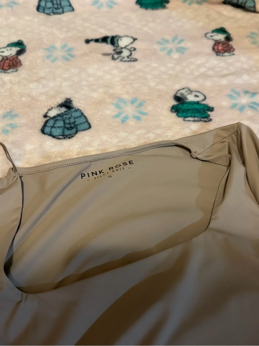 Pink Rose Beige Long Sleeve Kids One-Piece Swimsuit
